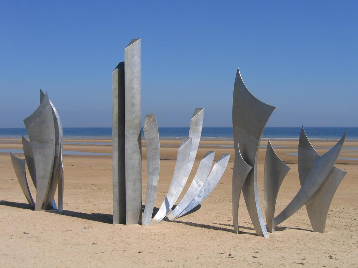 Studio Vargas Avec Jardin - Omaha Beach Colleville-sur-Mer Esterno foto