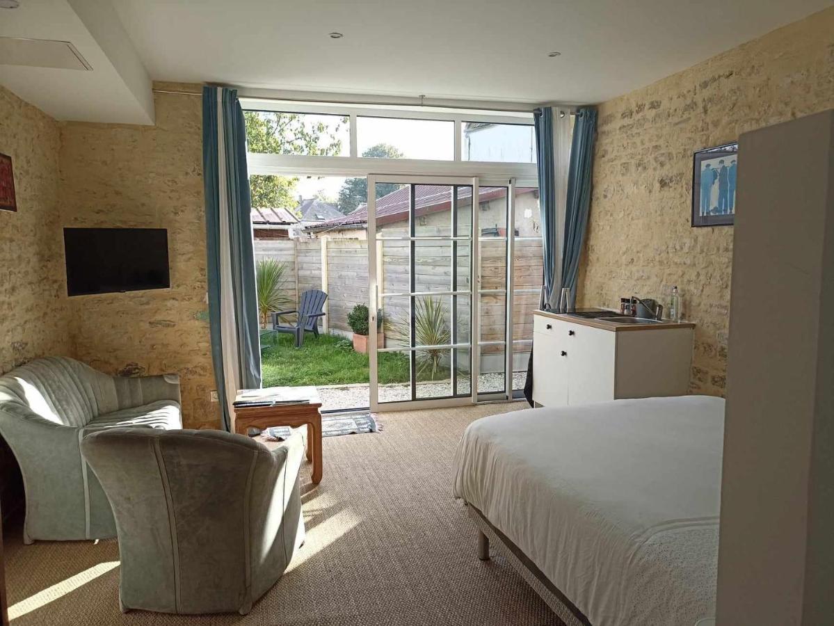 Studio Vargas Avec Jardin - Omaha Beach Colleville-sur-Mer Esterno foto