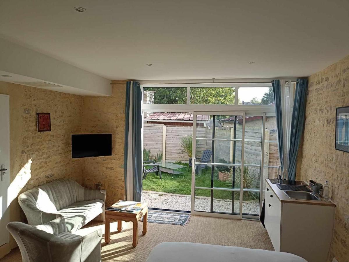 Studio Vargas Avec Jardin - Omaha Beach Colleville-sur-Mer Esterno foto