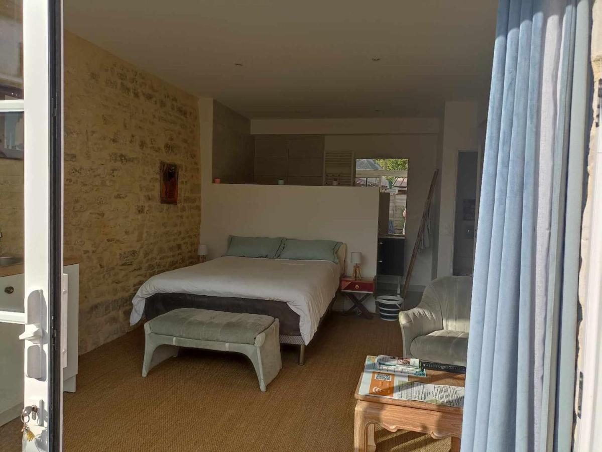 Studio Vargas Avec Jardin - Omaha Beach Colleville-sur-Mer Esterno foto