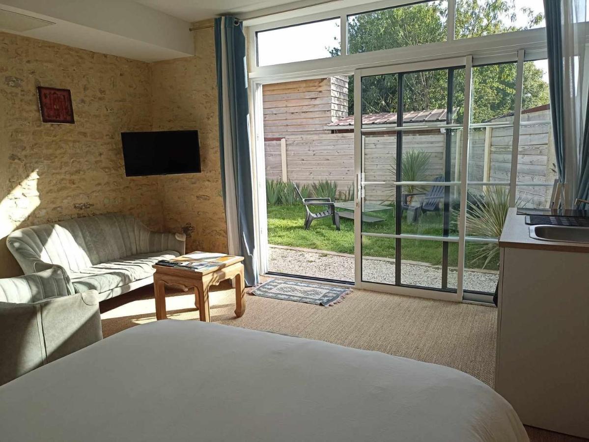 Studio Vargas Avec Jardin - Omaha Beach Colleville-sur-Mer Esterno foto